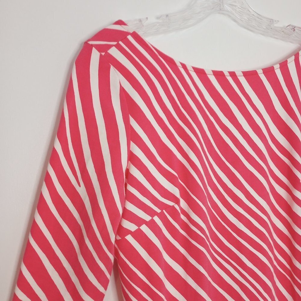 Lilly Pulitzer Topanga Dress in Watermelon Shimmy Shell Stripe - Picture 3 of 9